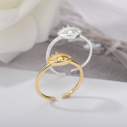 Hollowed-out Eye Ring for Women's Fashion