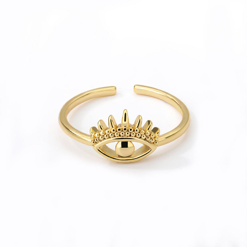 Hollowed-out Eye Ring for Women's Fashion